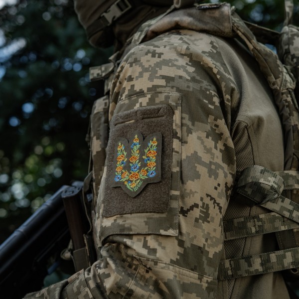 M-Tac нашивка Тризуб Чорнобривці (вишивка) Ranger Green - 51527023 M-Tac нашивка Тризуб Чорнобривці (вишивка) Ranger Green - 51527023