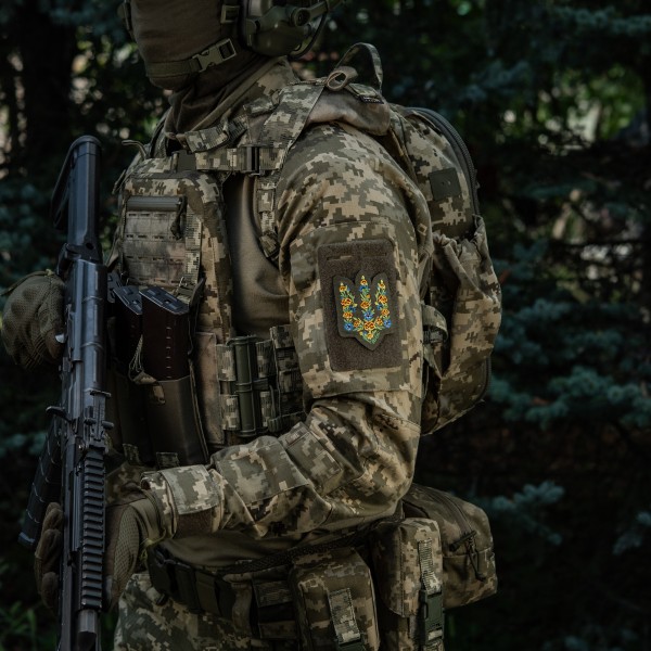 M-Tac нашивка Тризуб Чорнобривці (вишивка) Ranger Green - 51527023 M-Tac нашивка Тризуб Чорнобривці (вишивка) Ranger Green - 51527023