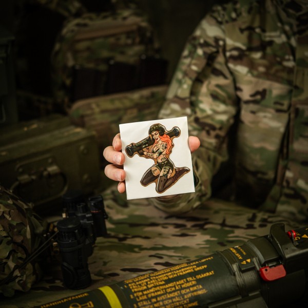 M-Tac наклейка обємна Tactical girl №10 AT4 Тату - 51530002 M-Tac наклейка обємна Tactical girl №10 AT4 Тату - 51530002