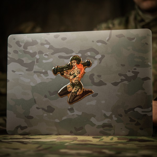 M-Tac наклейка обємна Tactical girl №10 AT4 Тату - 51530002 M-Tac наклейка обємна Tactical girl №10 AT4 Тату - 51530002