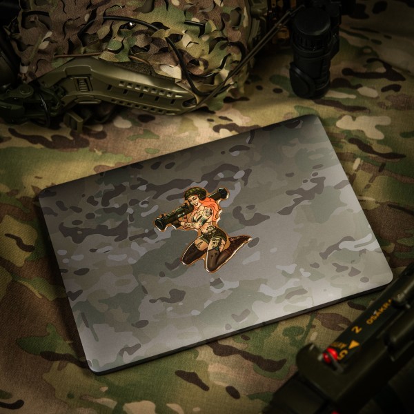 M-Tac наклейка обємна Tactical girl №10 AT4 Тату - 51530002 M-Tac наклейка обємна Tactical girl №10 AT4 Тату - 51530002