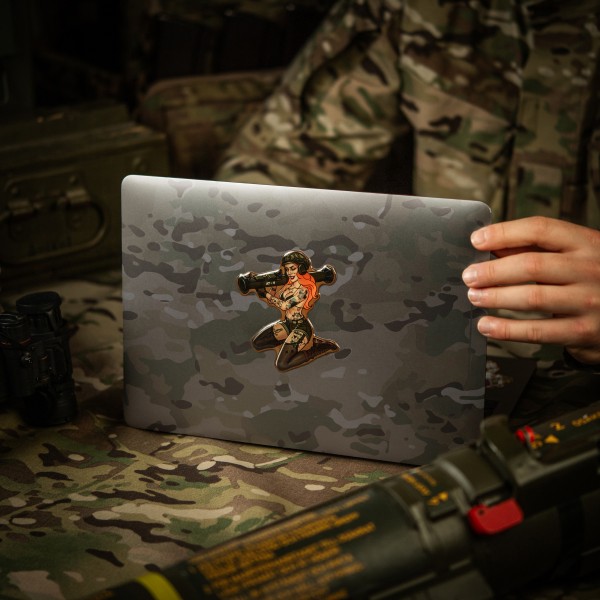 M-Tac наклейка обємна Tactical girl №10 AT4 Тату - 51530002 M-Tac наклейка обємна Tactical girl №10 AT4 Тату - 51530002