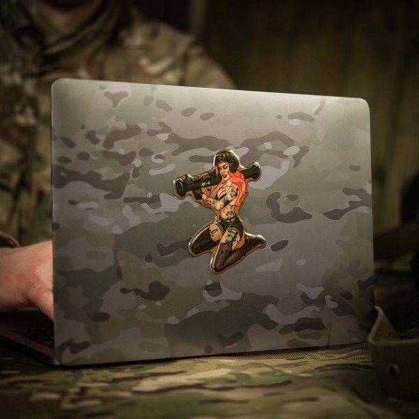 M-Tac наклейка обємна Tactical girl №10 AT4 Тату - 51530002 M-Tac наклейка обємна Tactical girl №10 AT4 Тату - 51530002