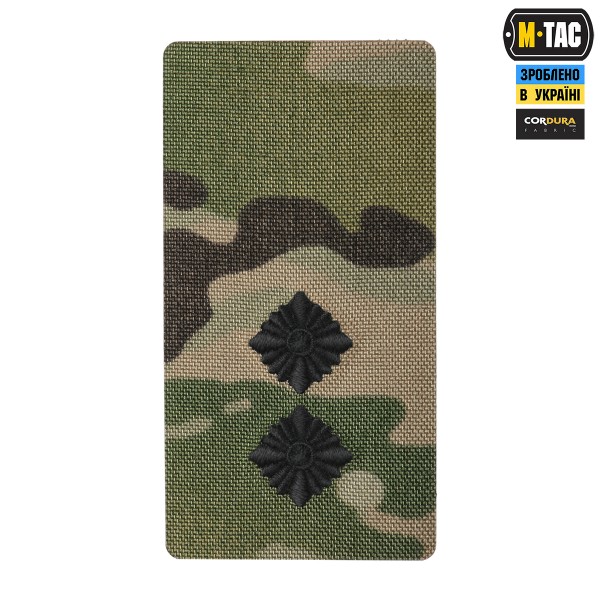 M-Tac погон на липучці лейтенант (вишивка) Multicam - 51534003