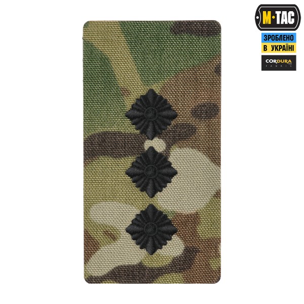 M-Tac погон на липучці старший лейтенант (вишивка) Multicam - 51534004