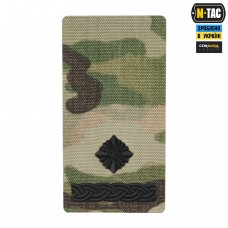 M-Tac погон на липучці Майор (вишивка) Multicam