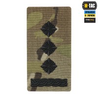 M-Tac погон на липучці Полковник (вишивка) Multicam