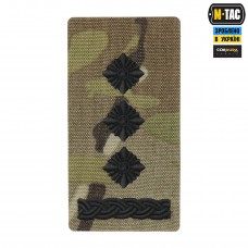 M-Tac погон на липучке Полковник (вишивка) Multicam