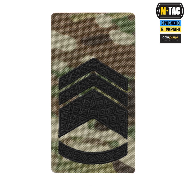M-Tac погон на липучке Старший Мастер сержант (вишивка) Multicam - 51534008