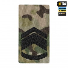 M-Tac погон на липучке Мастер сержант (вишивка) Multicam
