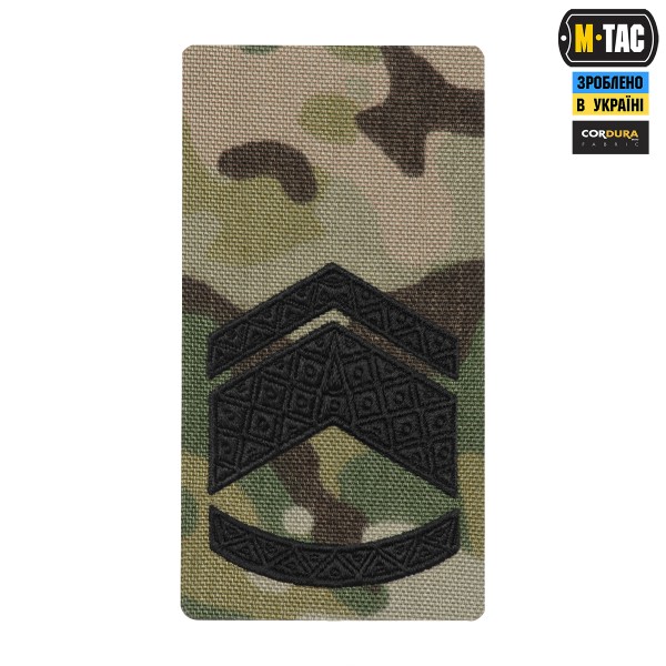 M-Tac погон на липучке Мастер сержант (вишивка) Multicam - 51534009