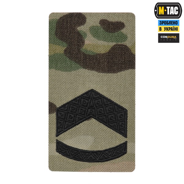 M-Tac погон на липучці Штаб-Сержант (вишивка) Multicam - 51534011