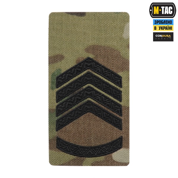 M-Tac погон на липучке Главный сержант (вишивка) Multicam - 51534012