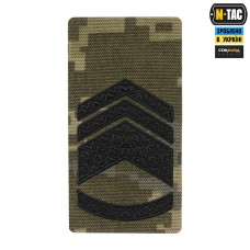M-Tac погон на липучке Старший Мастер сержант (вишивка) MM14