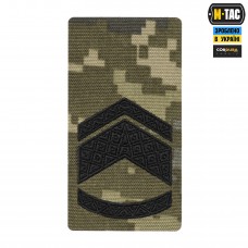 M-Tac погон на липучке Мастер сержант (вишивка) MM14