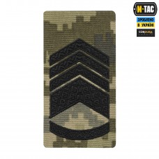 M-Tac погон на липучке Главный Мастер сержант (вишивка) MM14
