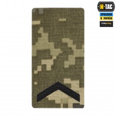 M-Tac погон на липучці Старший солдат (вишивка) MM14