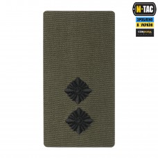 M-Tac погон на липучці лейтенант (вишивка) Ranger Green