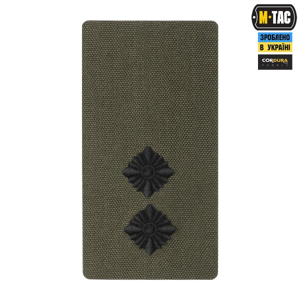 M-Tac погон на липучке Лейтенант (вишивка) Ranger Green - 51534201
