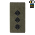 M-Tac погон на липучці старший лейтенант (вишивка) Ranger Green