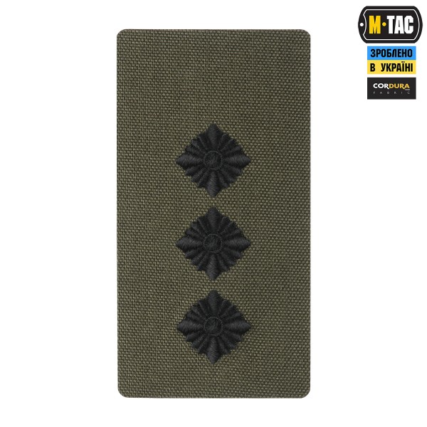 M-Tac погон на липучці старший лейтенант (вишивка) Ranger Green - 51534203