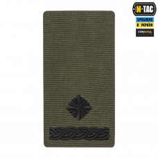 M-Tac погон на липучці Майор (вишивка) Ranger Green