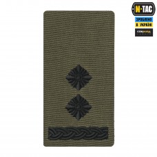 M-Tac погон на липучке Подполковник (вишивка) Ranger Green