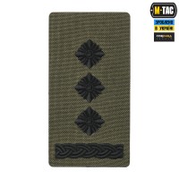 M-Tac погон на липучці Полковник (вишивка) Ranger Green