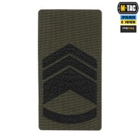 M-Tac погон на липучке Старший Мастер сержант (вишивка) Ranger Green