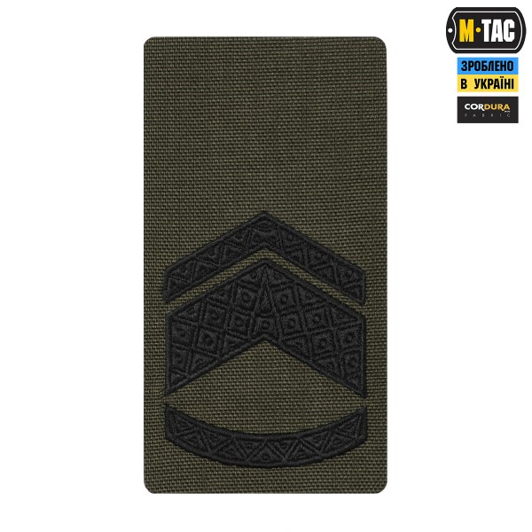 M-Tac погон на липучке Мастер сержант (вишивка) Ranger Green - 51534208