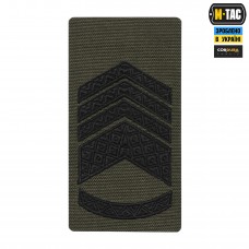 M-Tac погон на липучке Главный Мастер сержант (вишивка) Ranger Green