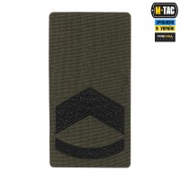 M-Tac погон на липучці Штаб-Сержант (вишивка) Ranger Green