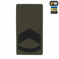 M-Tac погон на липучці Штаб-Сержант (вишивка) Ranger Green