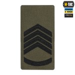 M-Tac погон на липучке Главный сержант (вишивка) Ranger Green