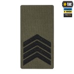M-Tac погон на липучке Старший сержант (вишивка) Ranger Green