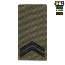 M-Tac погон на липучке Младший сержант (вишивка) Ranger Green