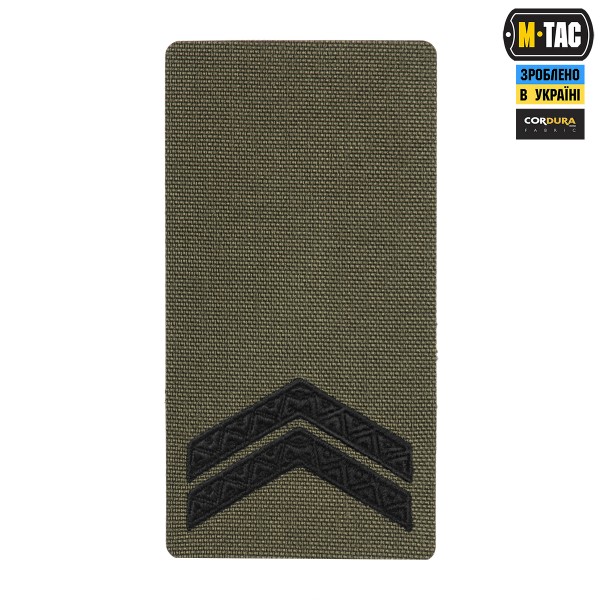 M-Tac погон на липучке Младший сержант (вишивка) Ranger Green - 51534213