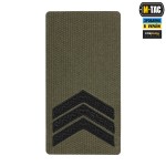 M-Tac погон на липучке Сержант (вишивка) Ranger Green