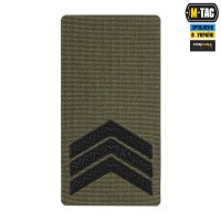 M-Tac погон на липучці Сержант (вишивка) Ranger Green