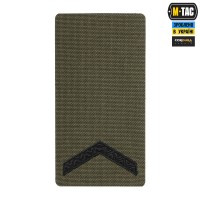 M-Tac погон на липучці Старший солдат (вишивка) Ranger Green