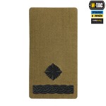 M-Tac погон на липучке Майор (вишивка) Coyote