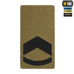 M-Tac погон на липучке Штаб-Сержант (вишивка) Coyote