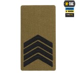 M-Tac погон на липучке Старший сержант (вишивка) Coyote