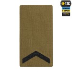 M-Tac погон на липучці Старший солдат (вишивка) Coyote