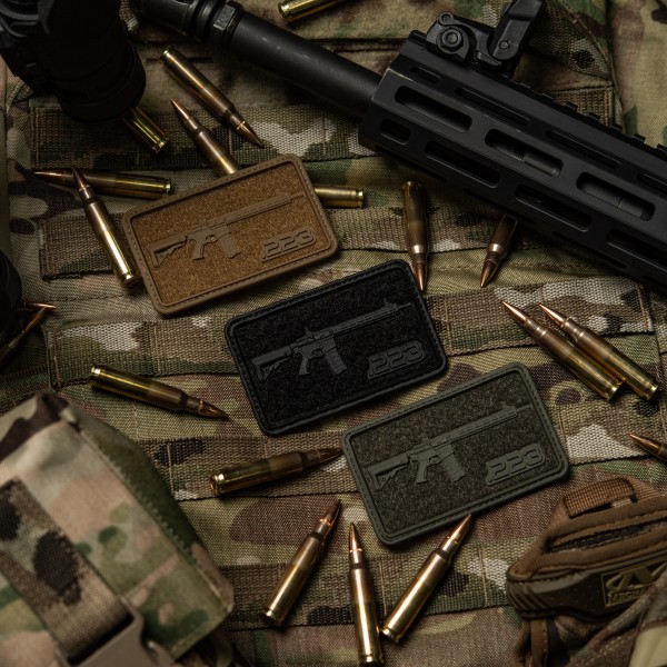 M-Tac нашивка AR-15 Velcro/PVC Black - 51540002