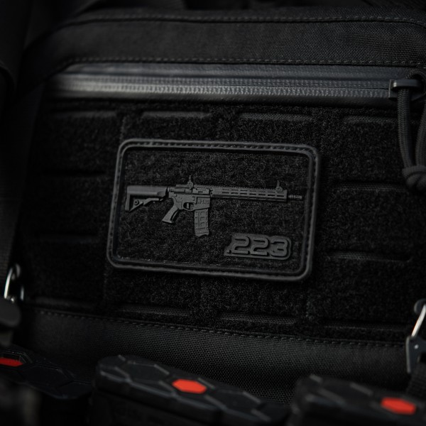 M-Tac нашивка AR-15 Velcro/PVC Black - 51540002