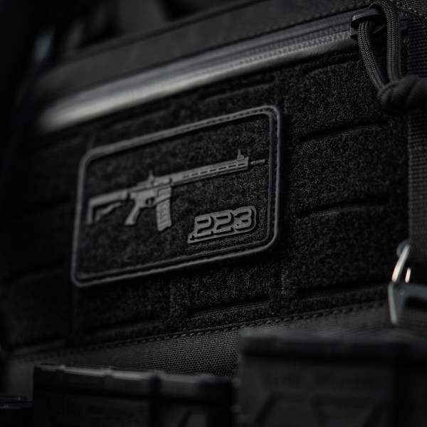 M-Tac нашивка AR-15 Velcro/PVC Black - 51540002