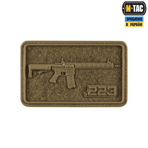 M-Tac нашивка AR-15 Velcro/PVC Coyote - 51540005