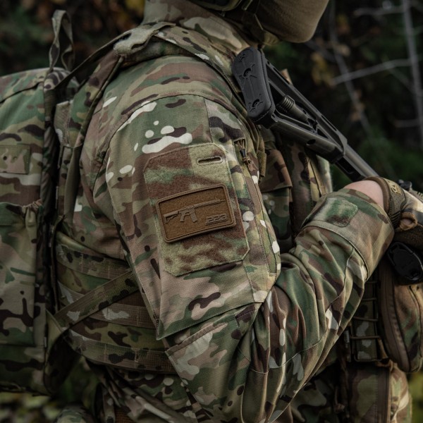 M-Tac нашивка AR-15 Velcro/PVC Coyote - 51540005