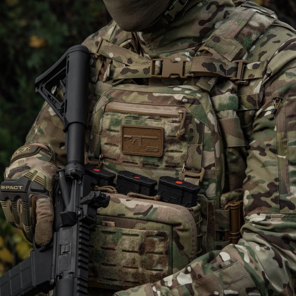 M-Tac нашивка AR-15 Velcro/PVC Coyote - 51540005